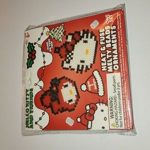 Brand New Hello Kitty and Friends Saniro Heat &Fuse Melty Beads Ornament Set